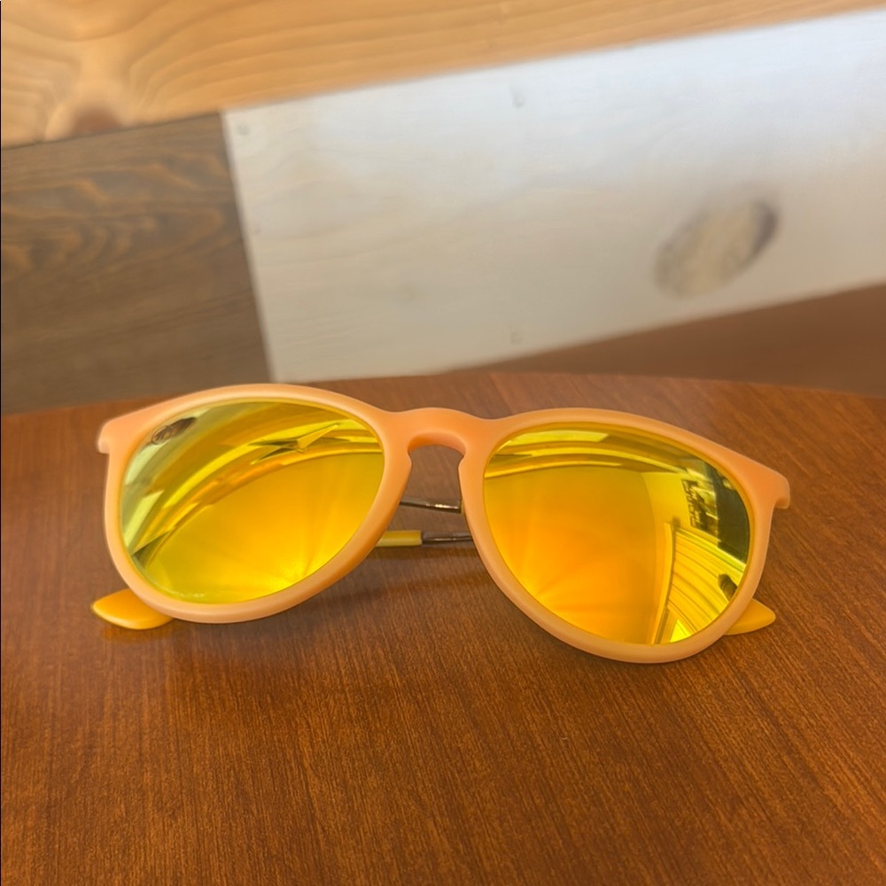 Blenders Orange Sunglasses with Yellowish/orange Lenses